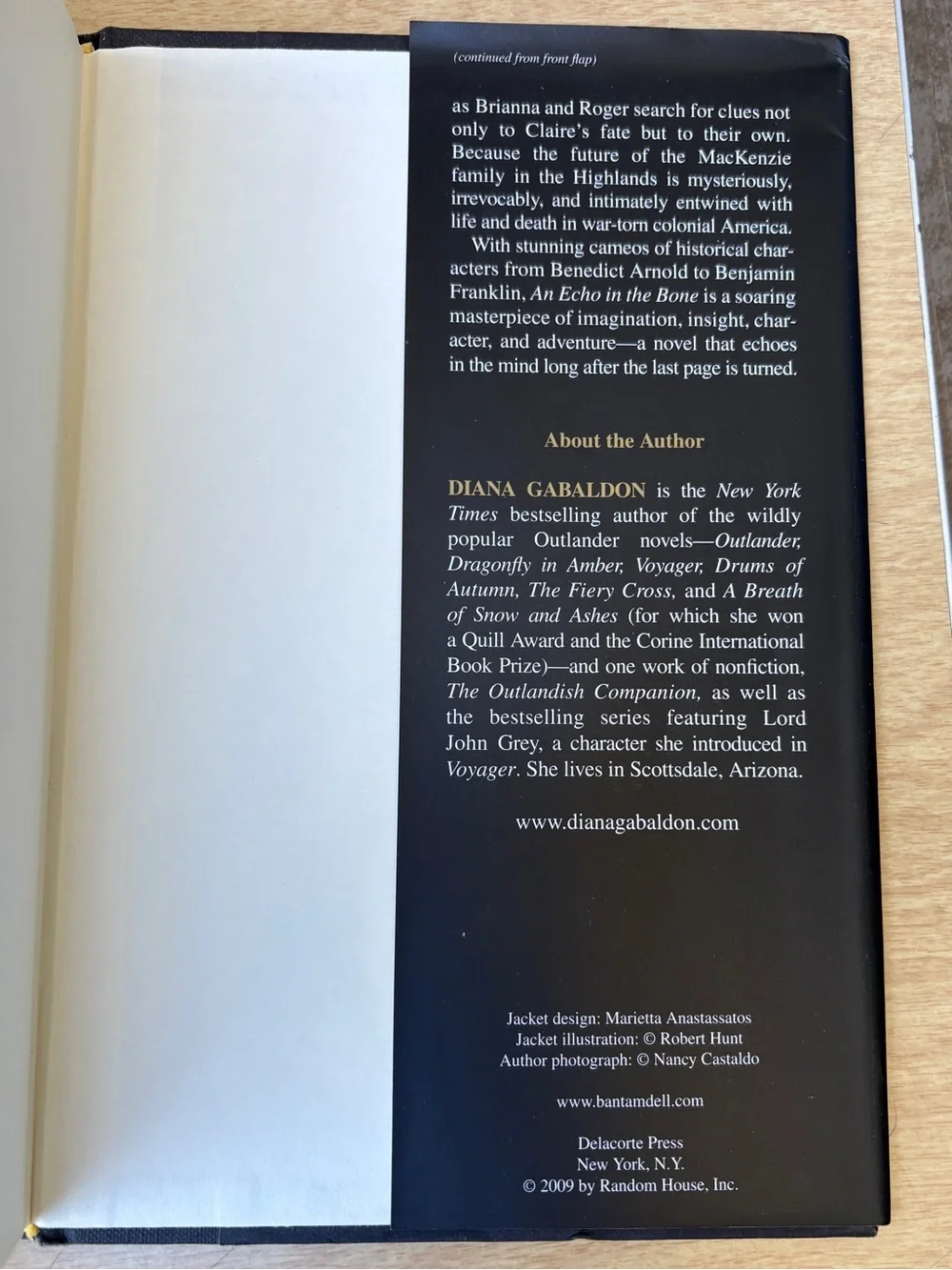An Echo In The Bone Hardcover First Edition Book By Diane Gabaldon